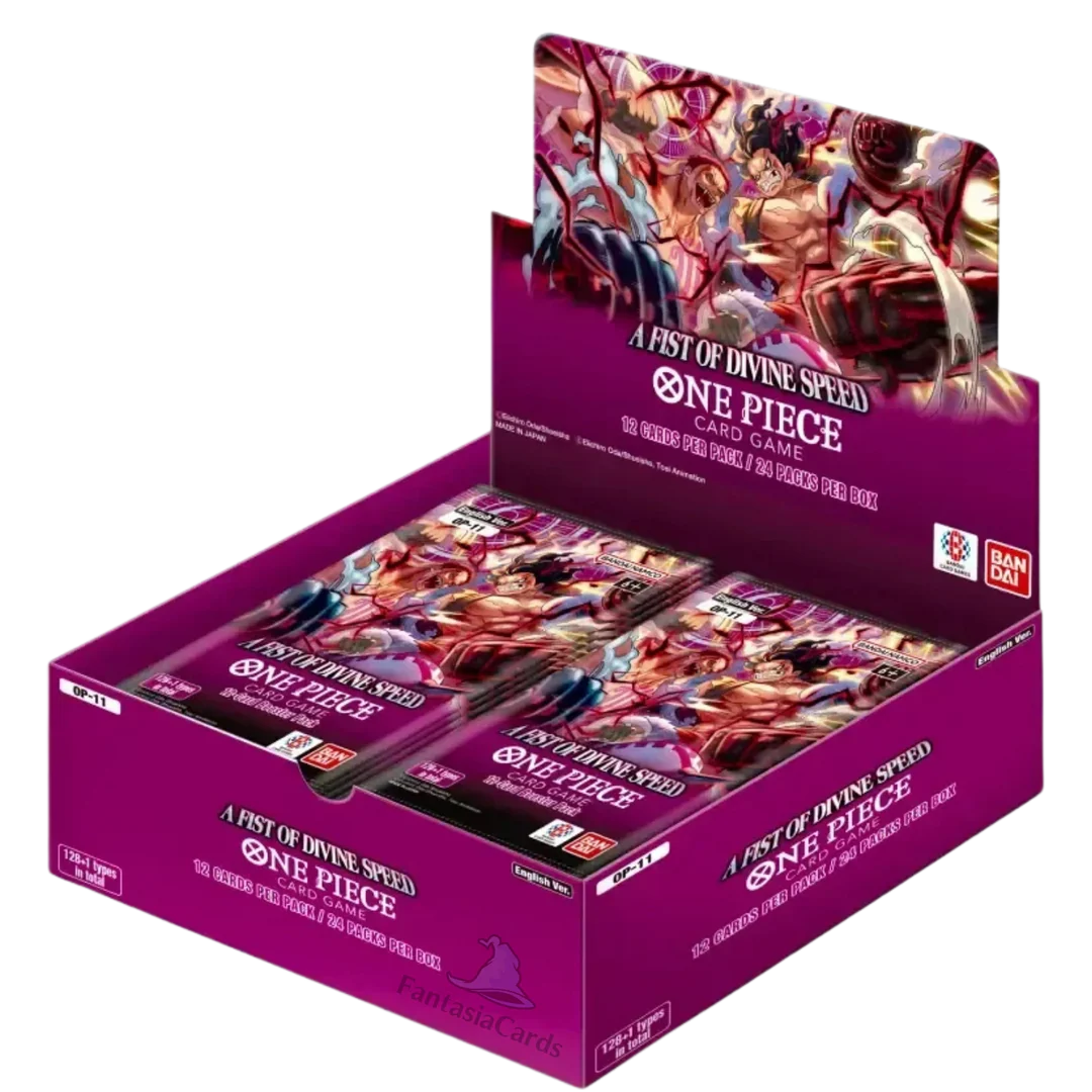 One Piece Card Game - OP11 - A Fist of Divine Speed - 24 Booster Display Box [ENG]
